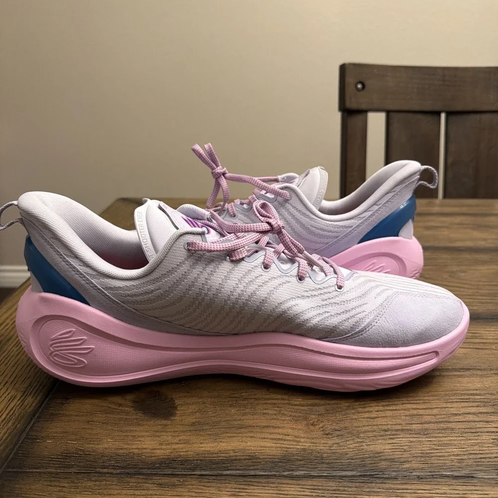 Under Armour Curry Flow 12 'Curry Tour' Mens Basketball Shoe Size 17 Pink …G5
